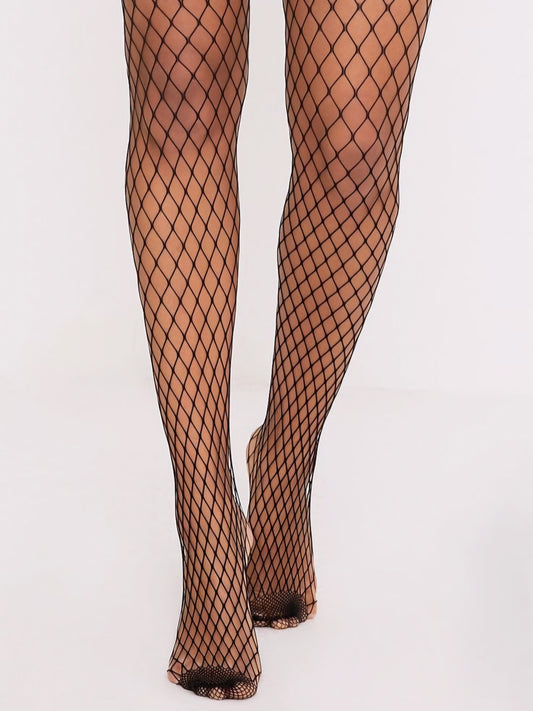 M Black Fishnet Stockings