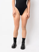 Nude Gemstone Fishnet Stockings