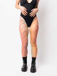 Rainbow Fishnet Stockings