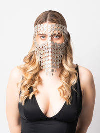 Silver Goddess Face Chain