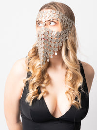 Silver Goddess Face Chain