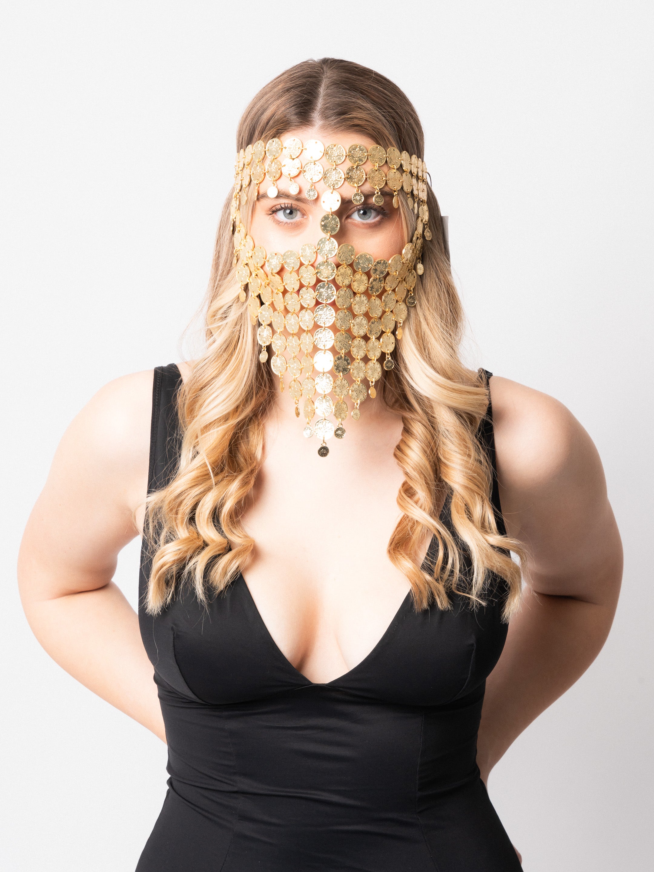 Gold Goddess Face Chain