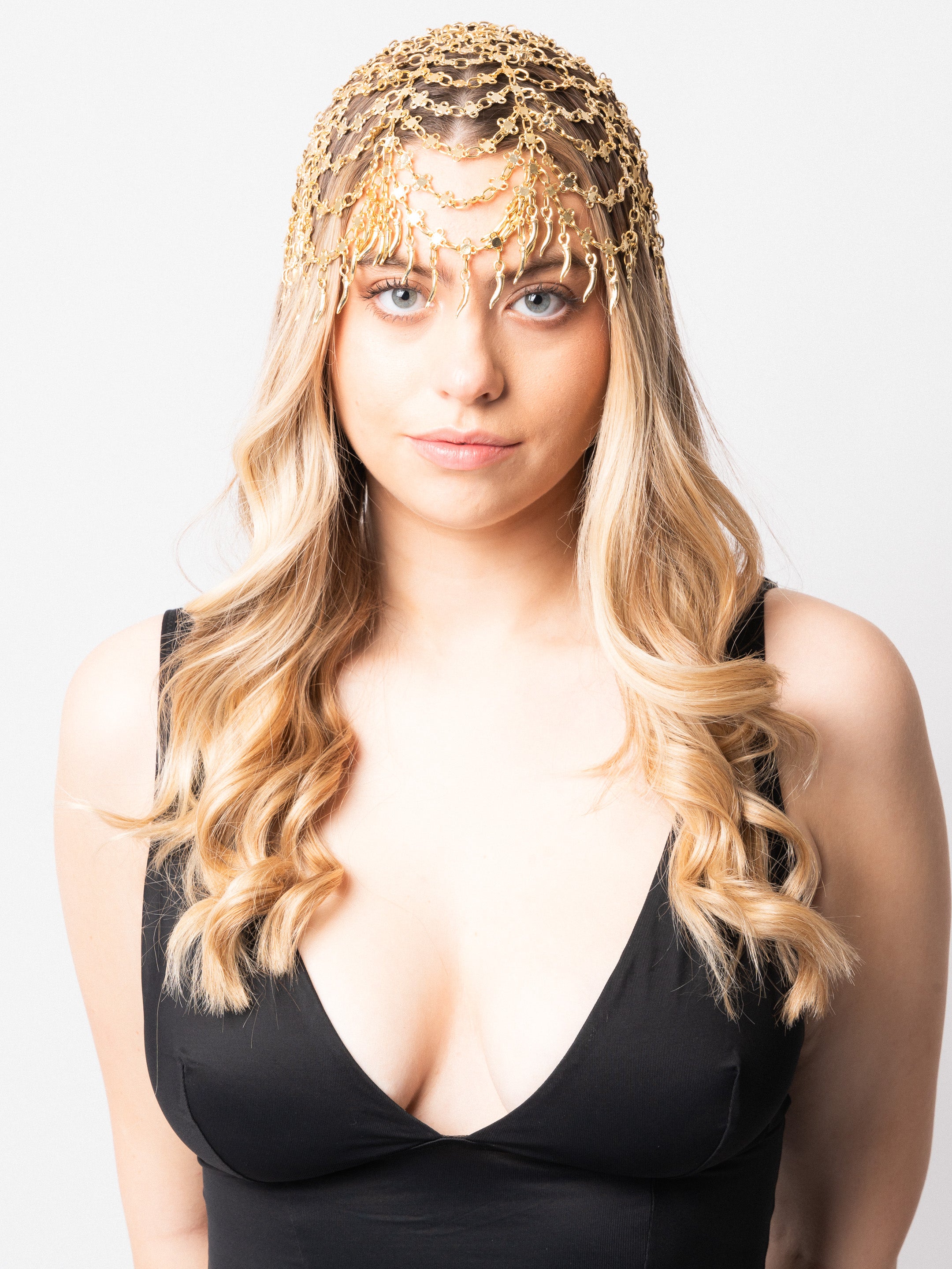 Gold Chilli Head Chain