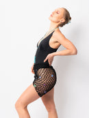 Black Crochet Bikini Cover Up