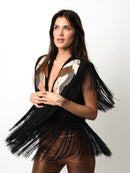 Owl Fringe Waist Coat