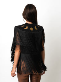 Owl Fringe Waist Coat