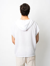 White Pangea Hooded Top