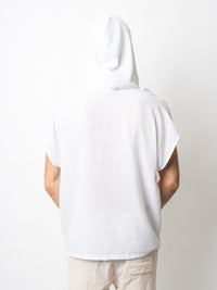 White Pangea Hooded Top