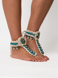 Turquoise Boho Sandals Set