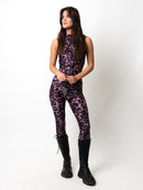 Purple Leopard Tank Catsuit