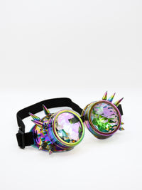 Oil Kaleidoscope Spike Goggles