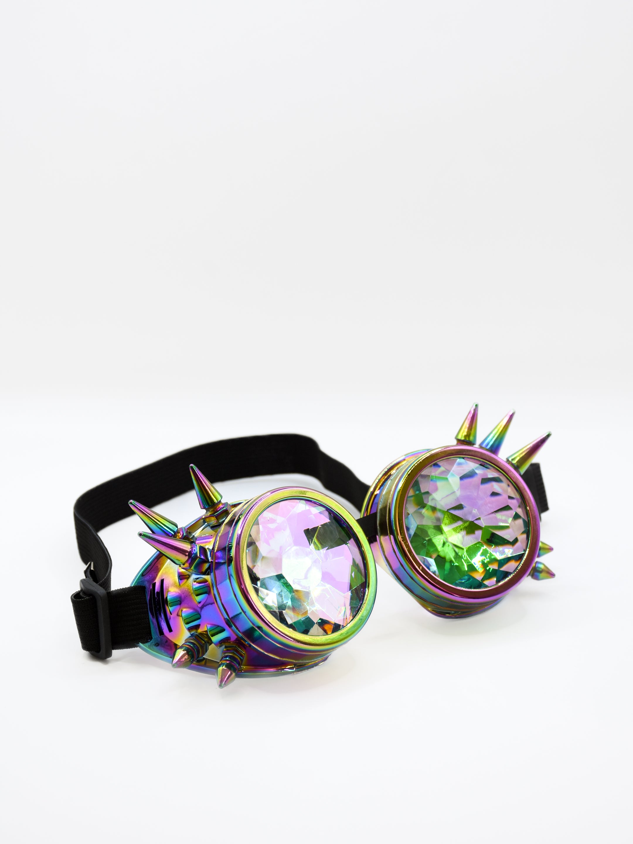 Oil Kaleidoscope Spike Goggles