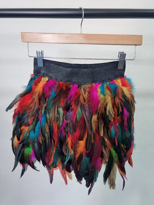 Multi Feather Skirt