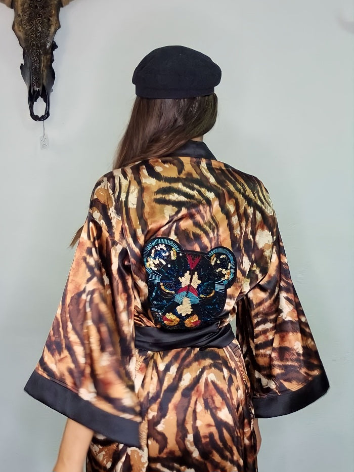 Tiger Yakata Kimono