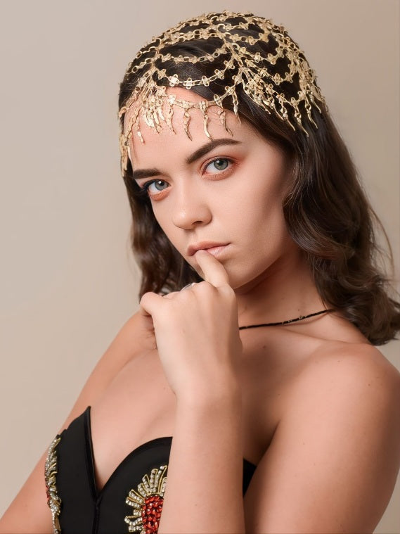 Gold Chilli Head Chain