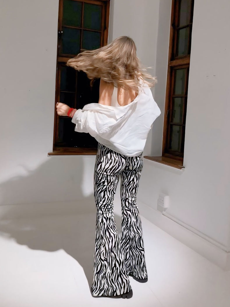Zebra Bell Bottoms