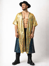 Gold Galaxy Kimono