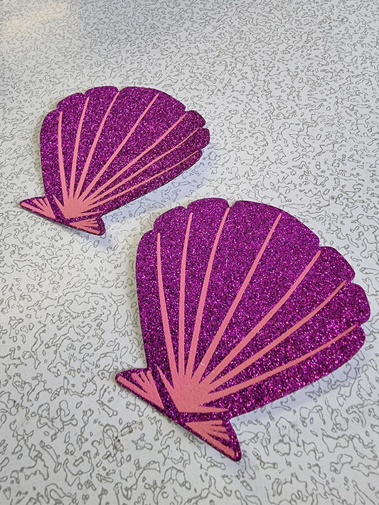 Pink Mermaid Shell Pasties