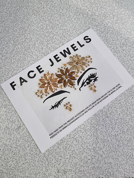 Floral Face Jewels