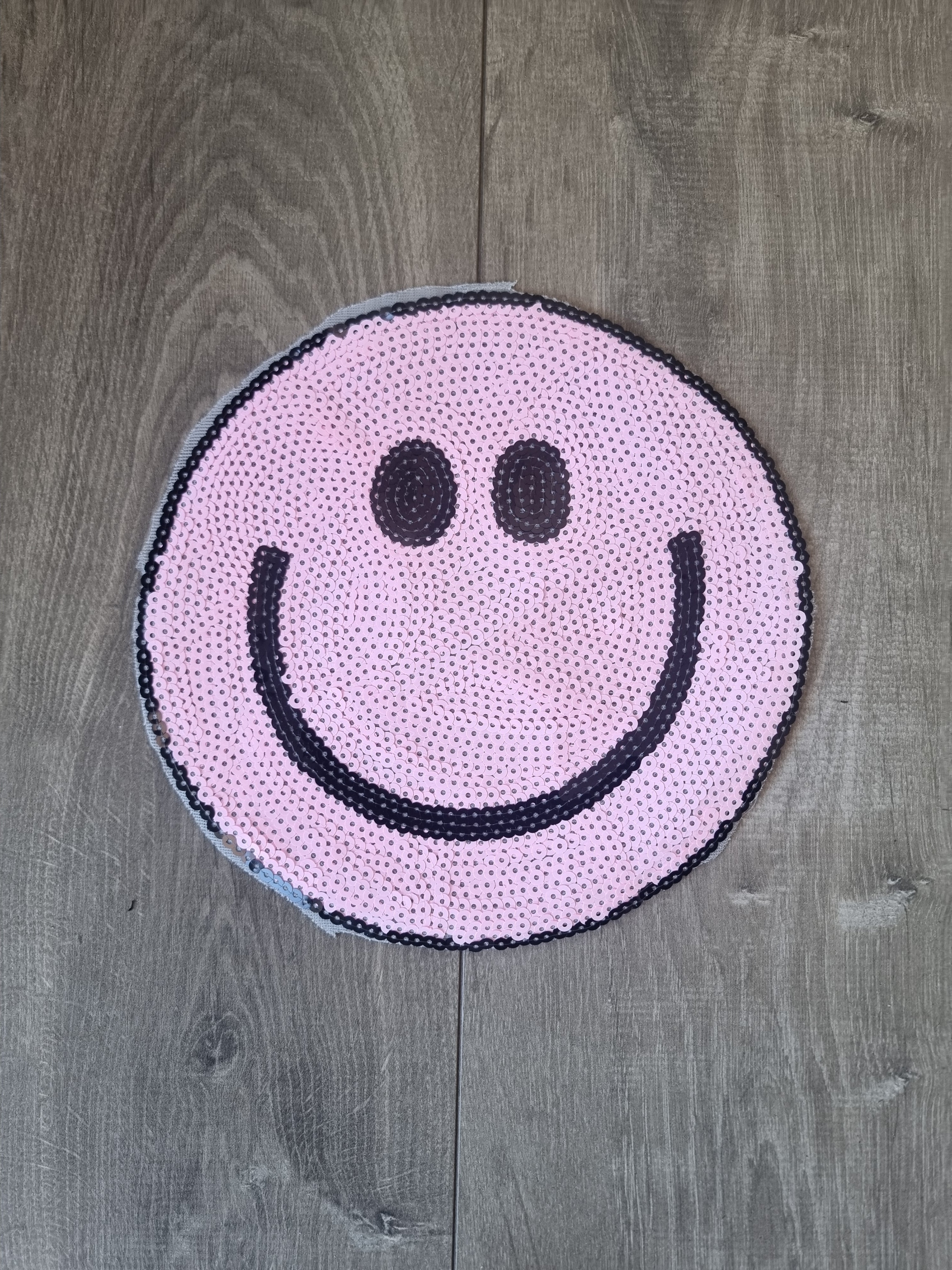 Pink Smiley Patch