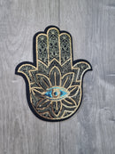 Golden Hamsa Patch