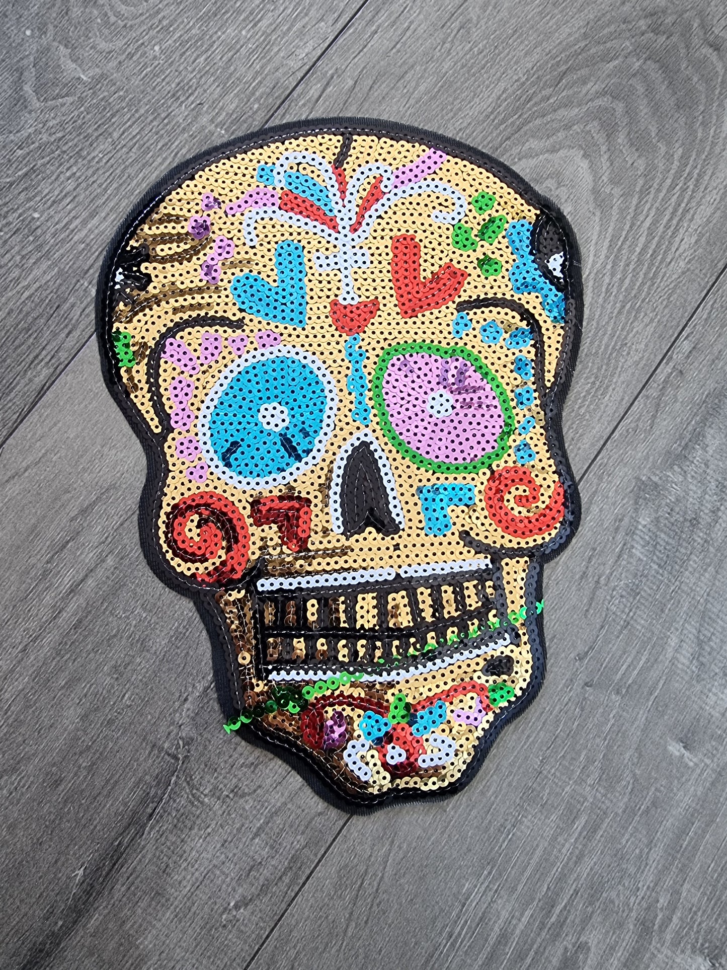 Gold Skull Patch