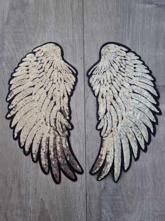 Gold Angel Wings Patch