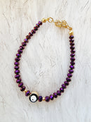 Purple Evil Eye Bracelet