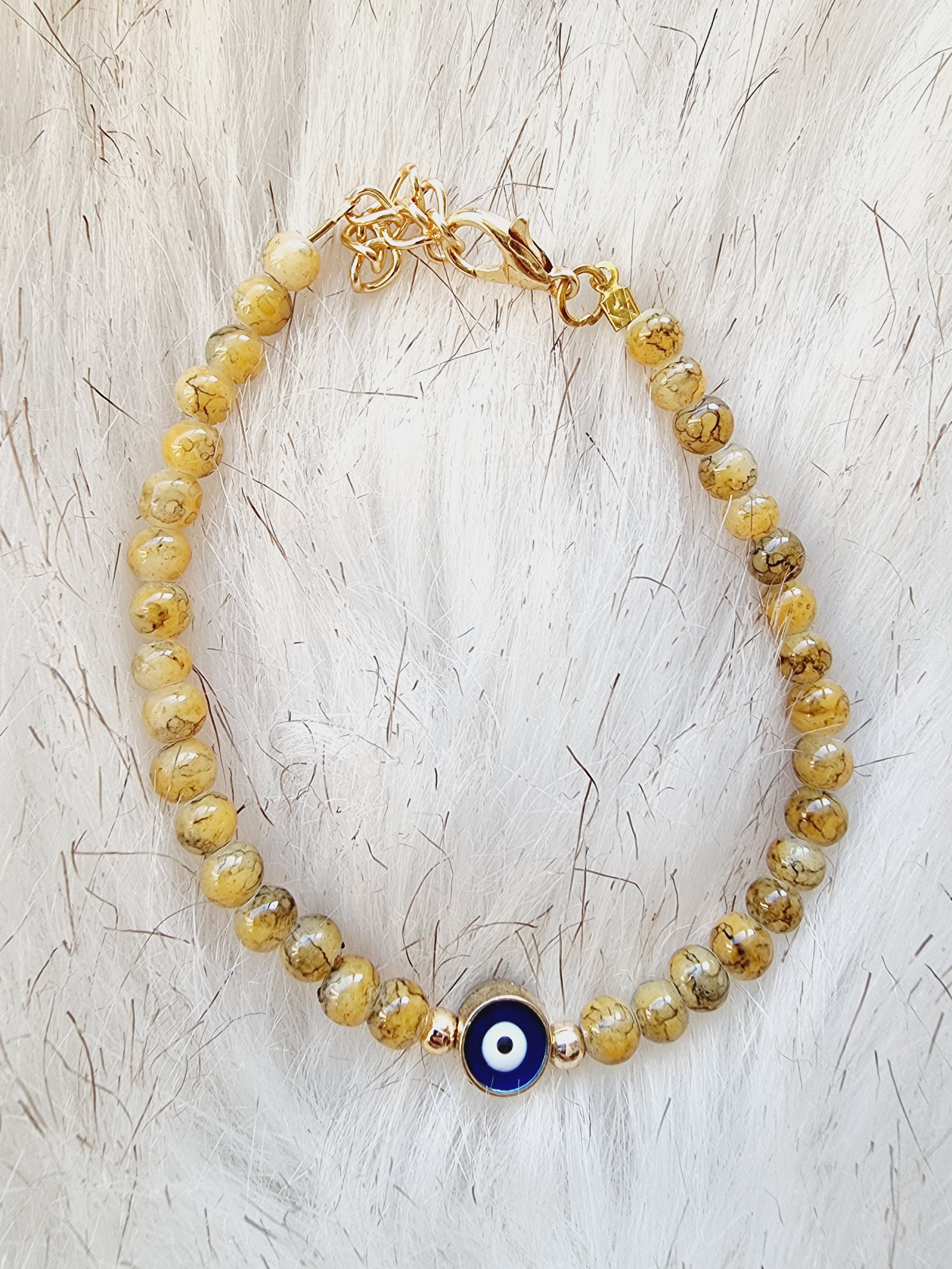 Natural Evil Eye Bracelet