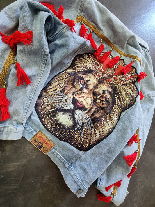 Lion Denim Jacket