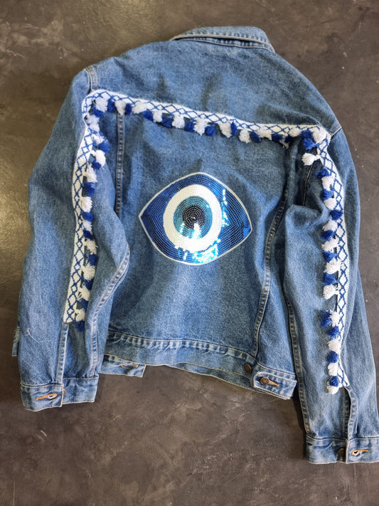 Evil Eye Denim Jacket
