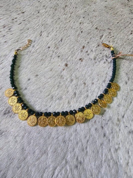 Green Coin Anklet
