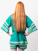 Turquoise Tribal Shirt