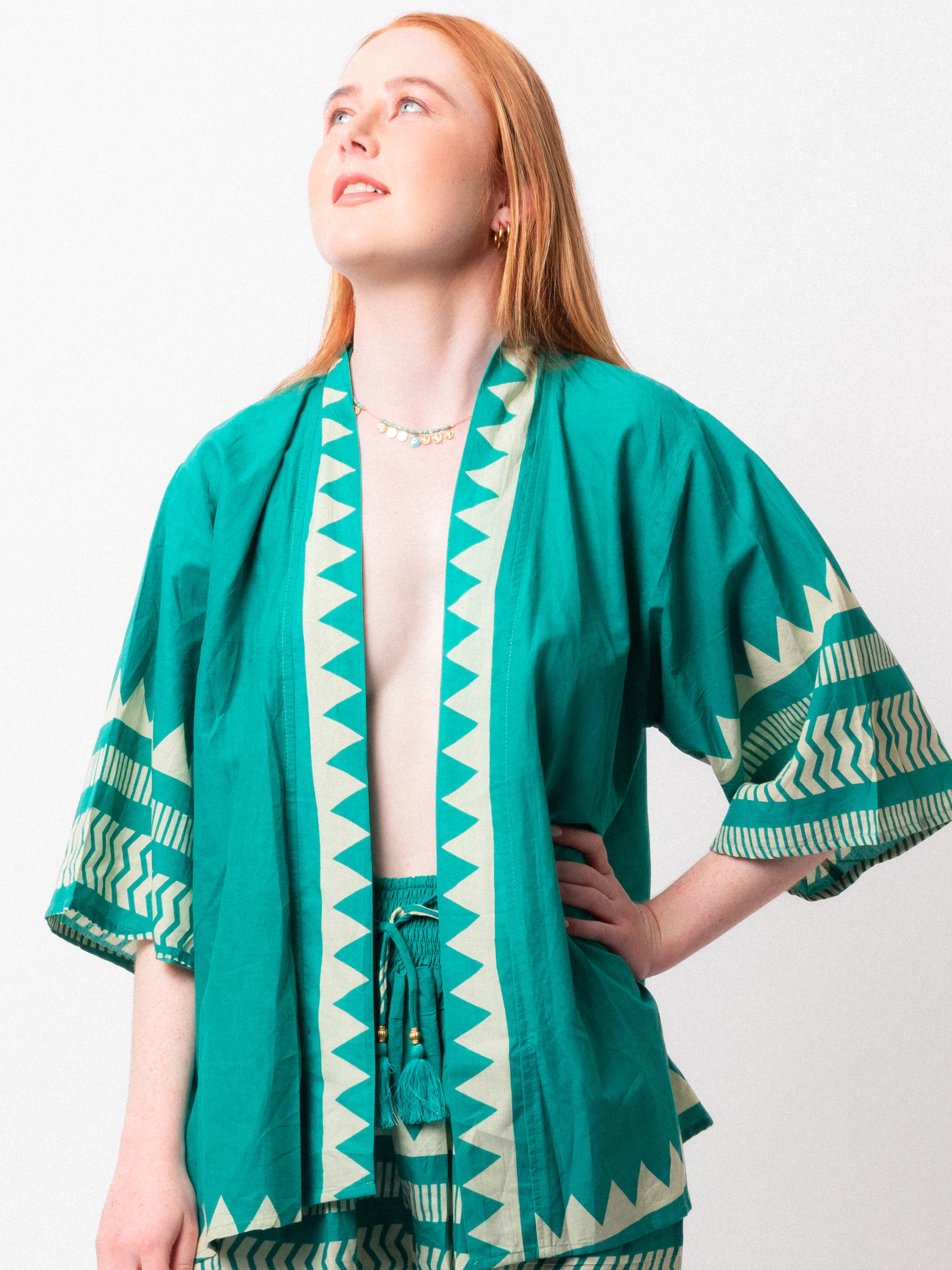 Turquoise Tribal Shirt