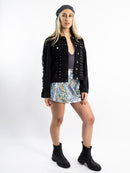 Silver Holographic Skirt
