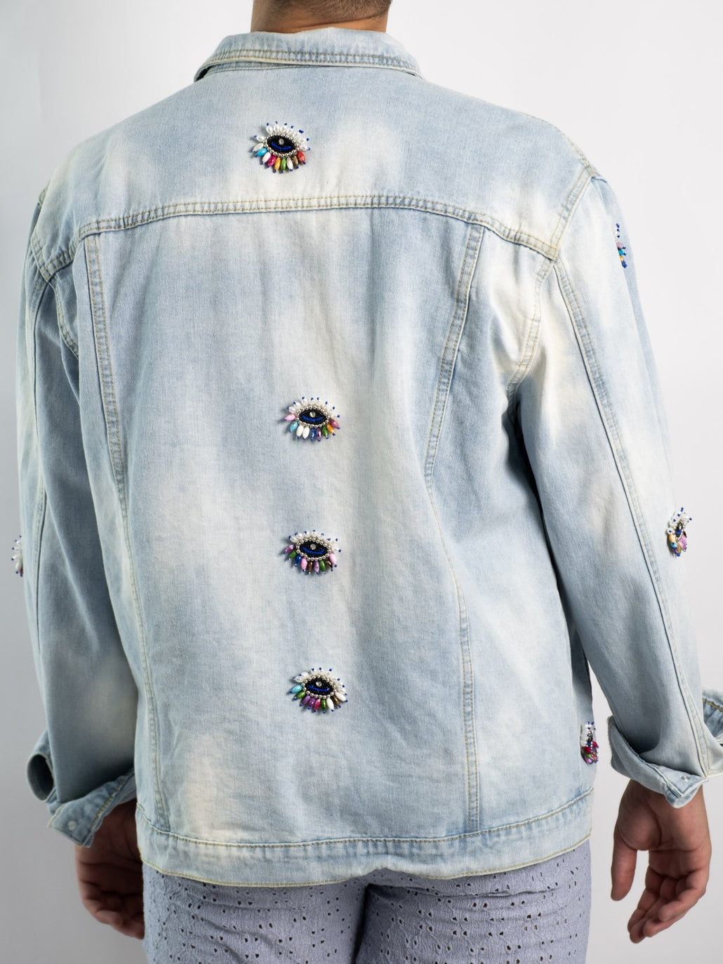 Lumen Beaded Denim Jacket