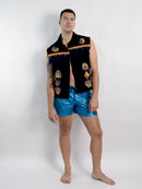 Blue Holographic Shorts