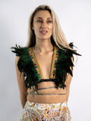 Jade Feather Bralette