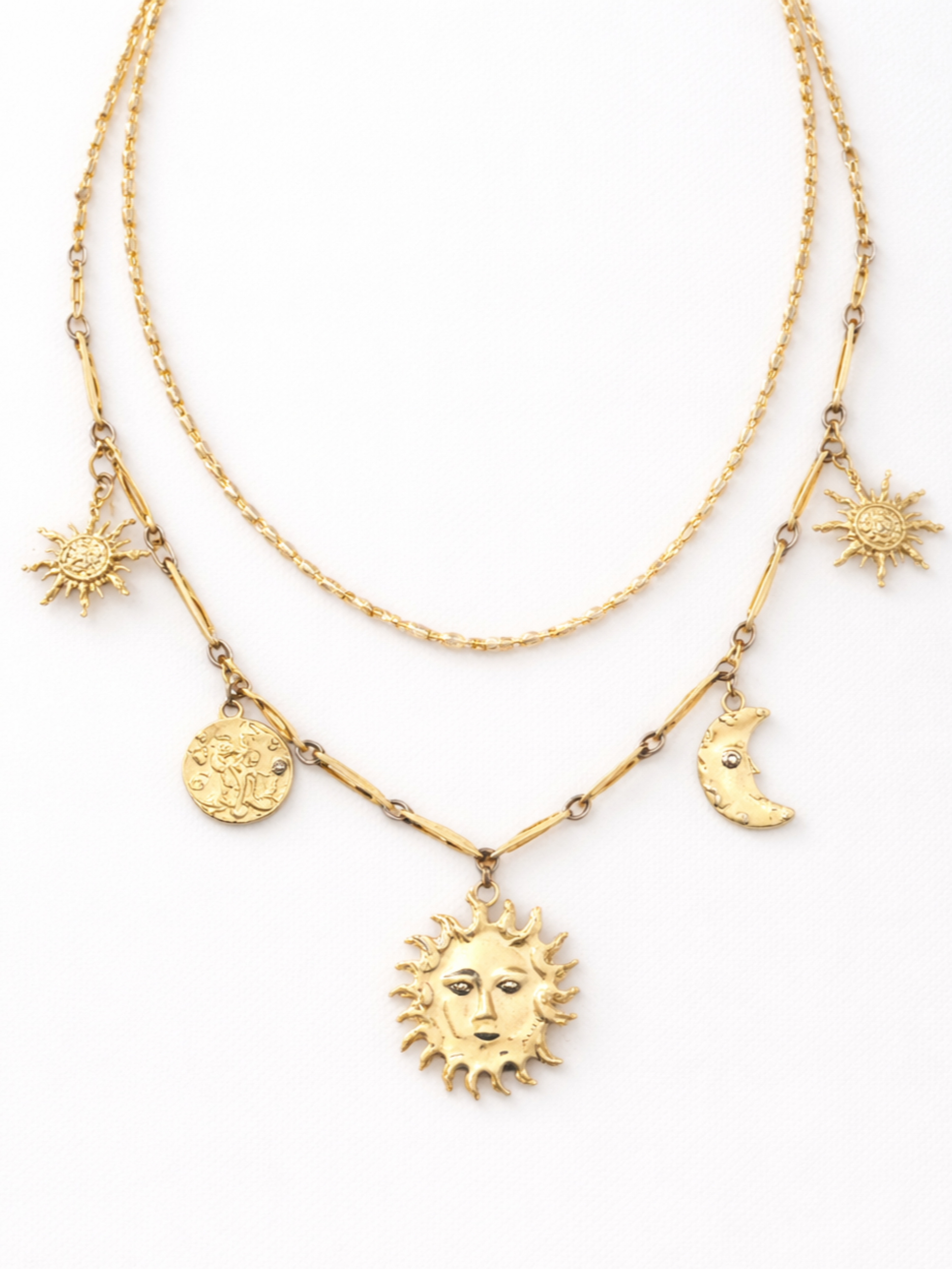 Sun & Moon Pendant necklace