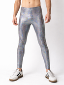 Silver Holographic Leggings