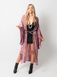 Kaleidoscope Bell Sleeve Duster