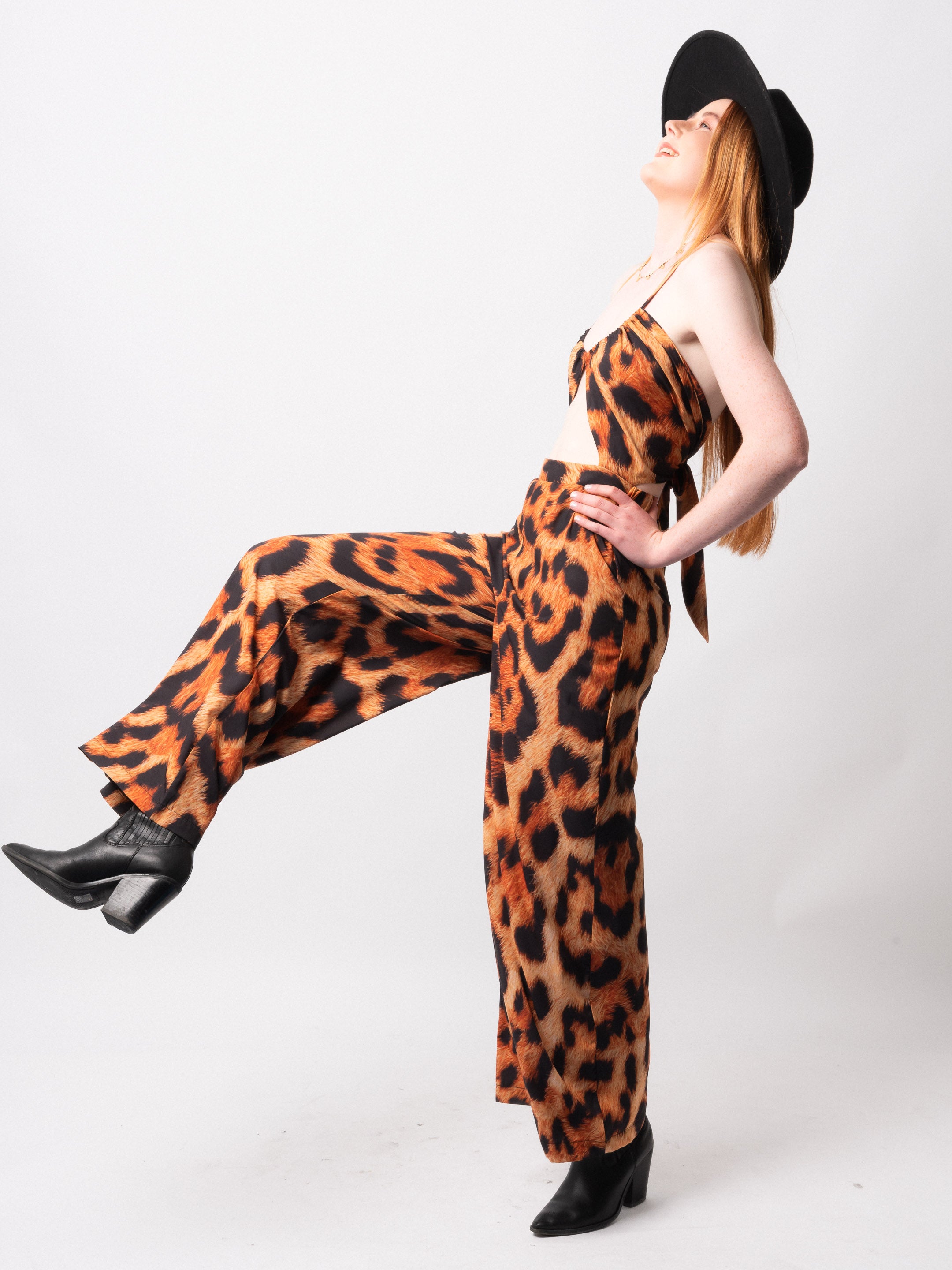Leopard Playsuit