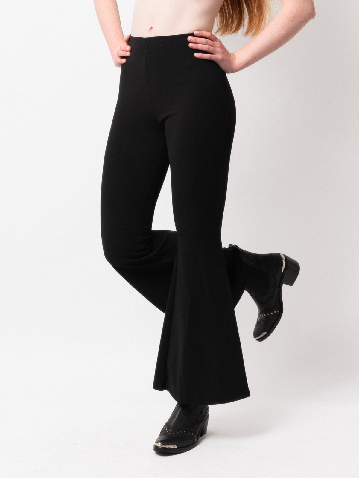 Black Bell Bottoms