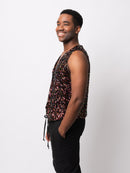 Marlon Sequin Waistcoat