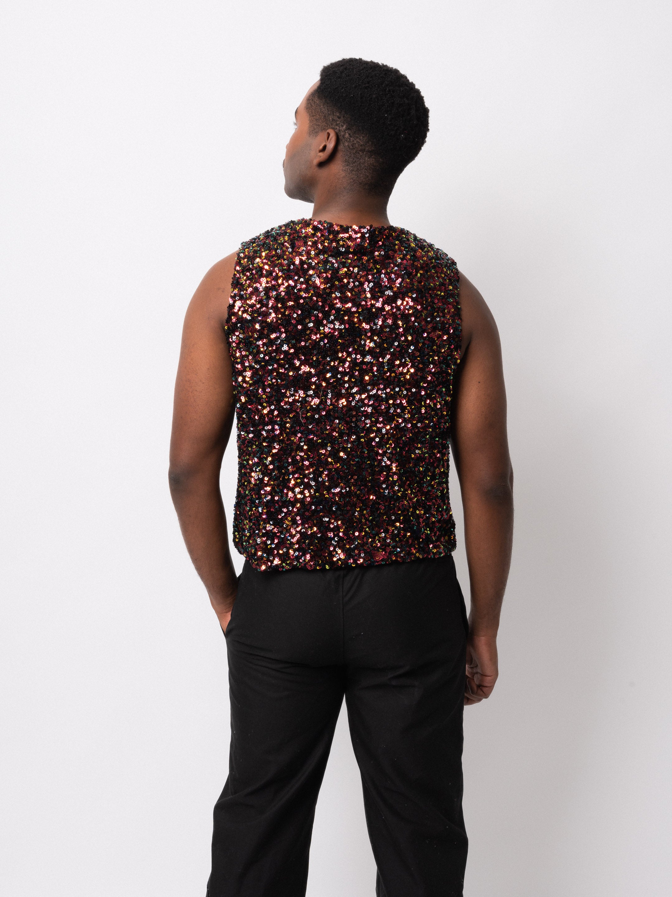 Marlon Sequin Waistcoat