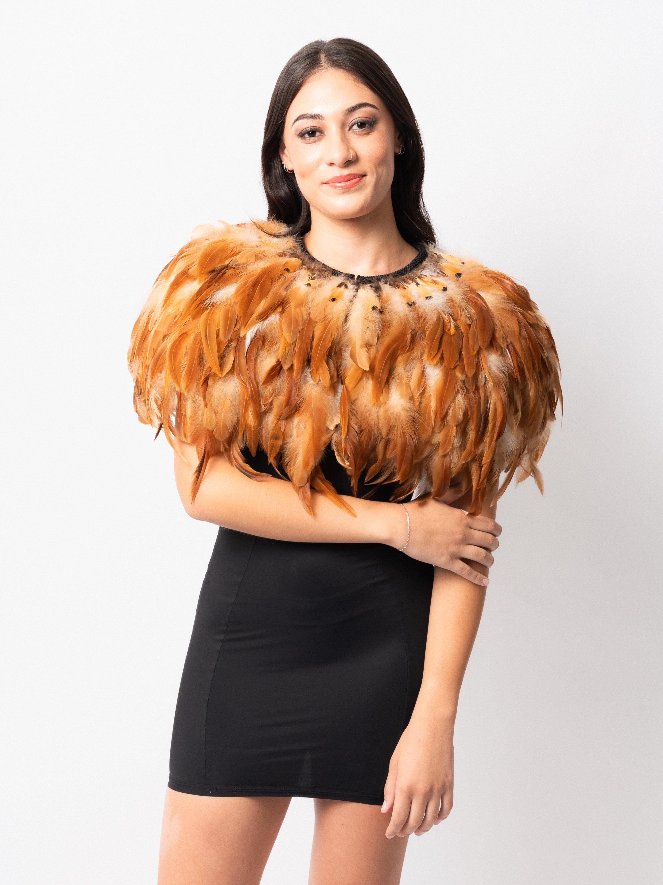 Toffee Feather Capelette