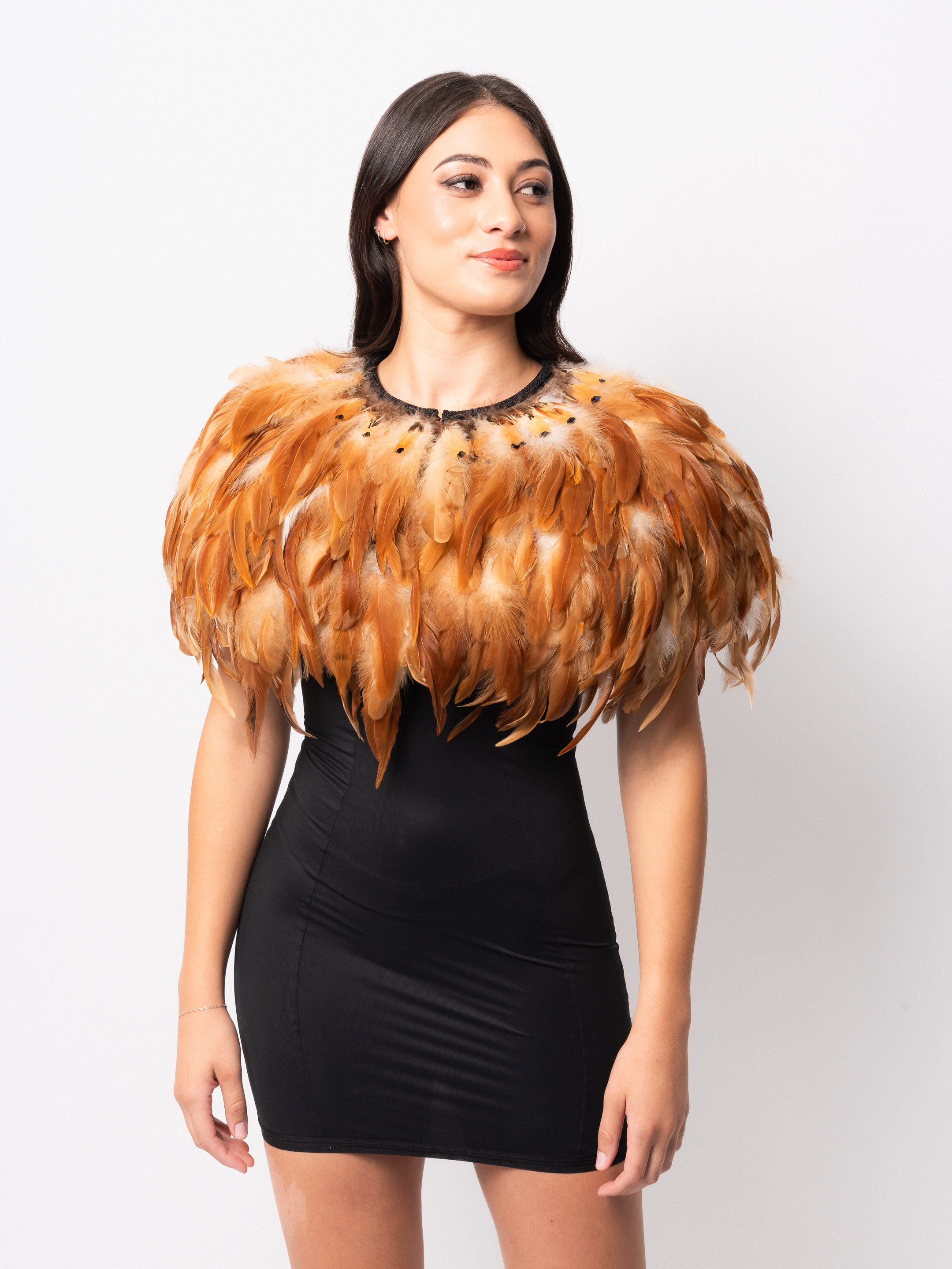 Toffee Feather Capelette