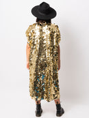 Gold Maxi Sequin Kimono