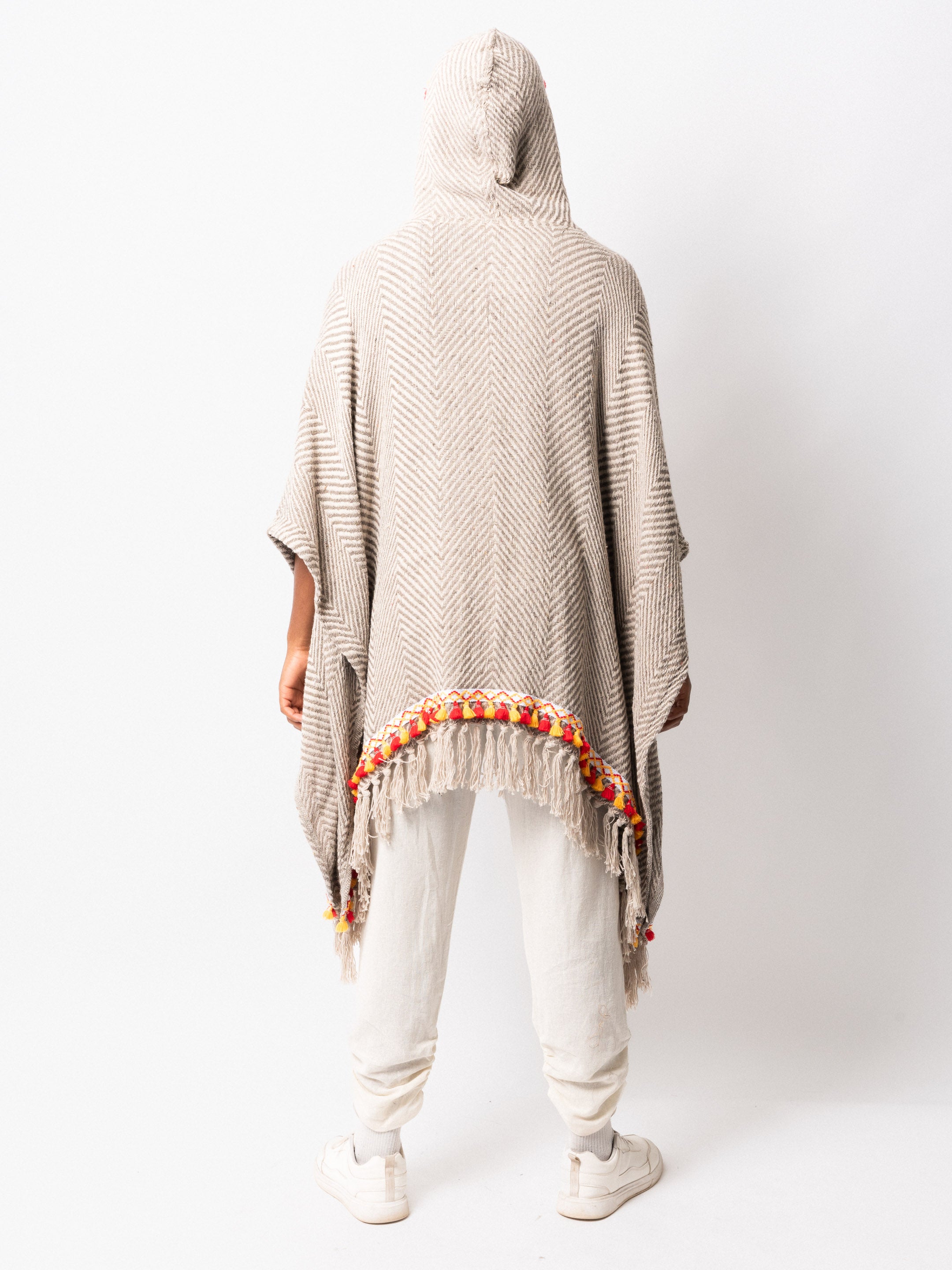 Sahara Tassel Poncho