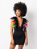 Rainbow Feather Bralette